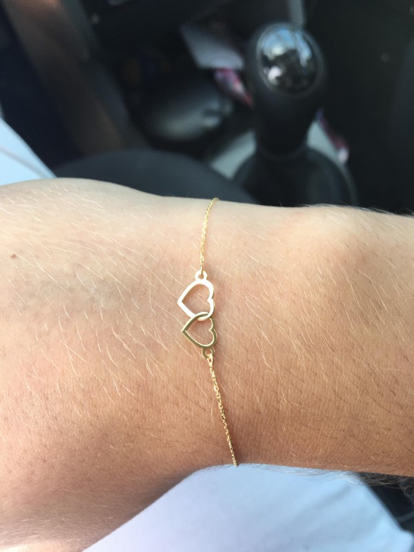 Perdu bracelet en or, cora Foetz