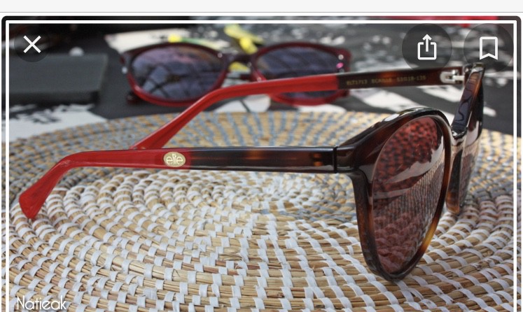 Perdu lunettes de soleil femme,Marque Elite branches rouges. Secteur le Pouliguen 44 Loire Atlantique.