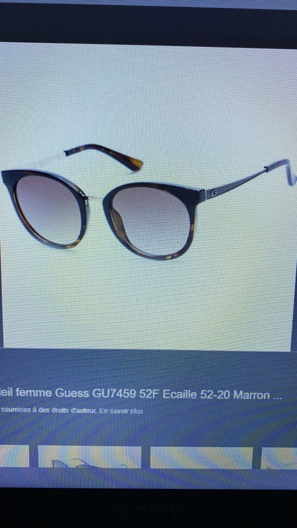 Perdu lunettes de soleil Guess à Labenne Océan
