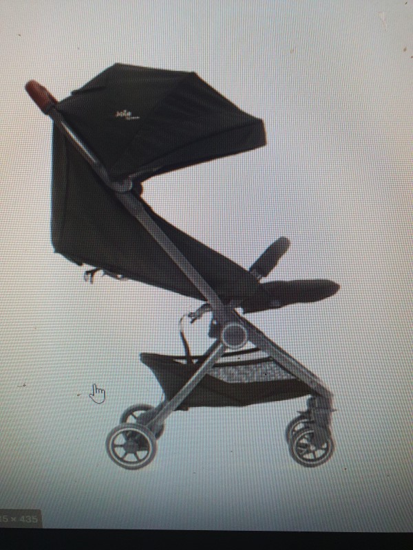 poussette noire marque Joie