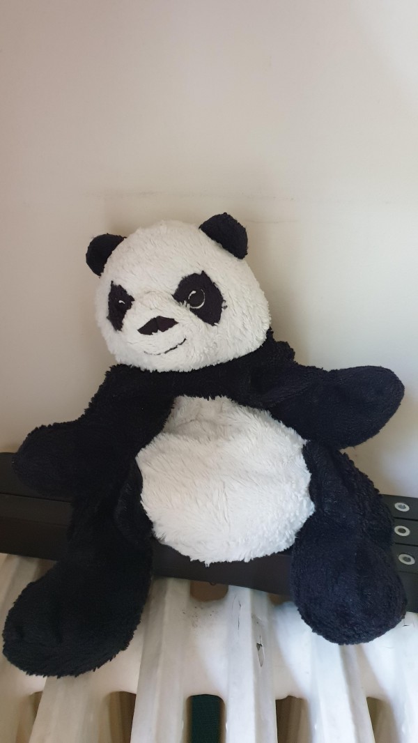 Doudou panda trouvé à Paris Xeme