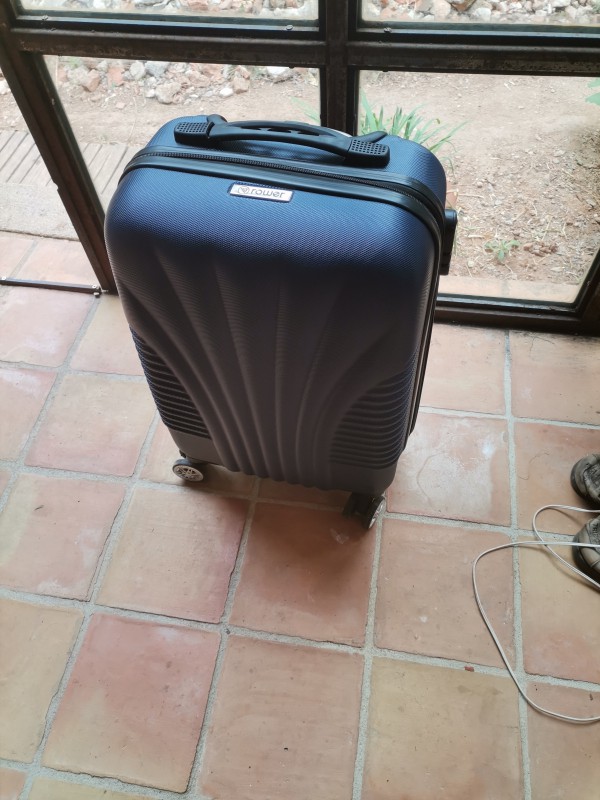Valise bleue marine