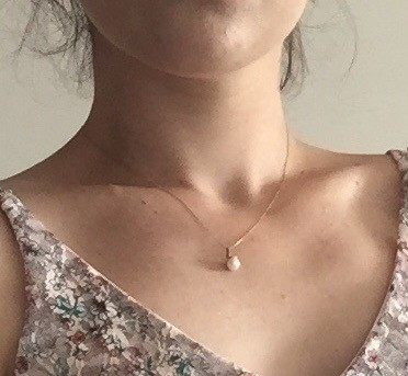 Perdu collier pendenti perle Odysseum ou Marché du Lez (Montpellier)