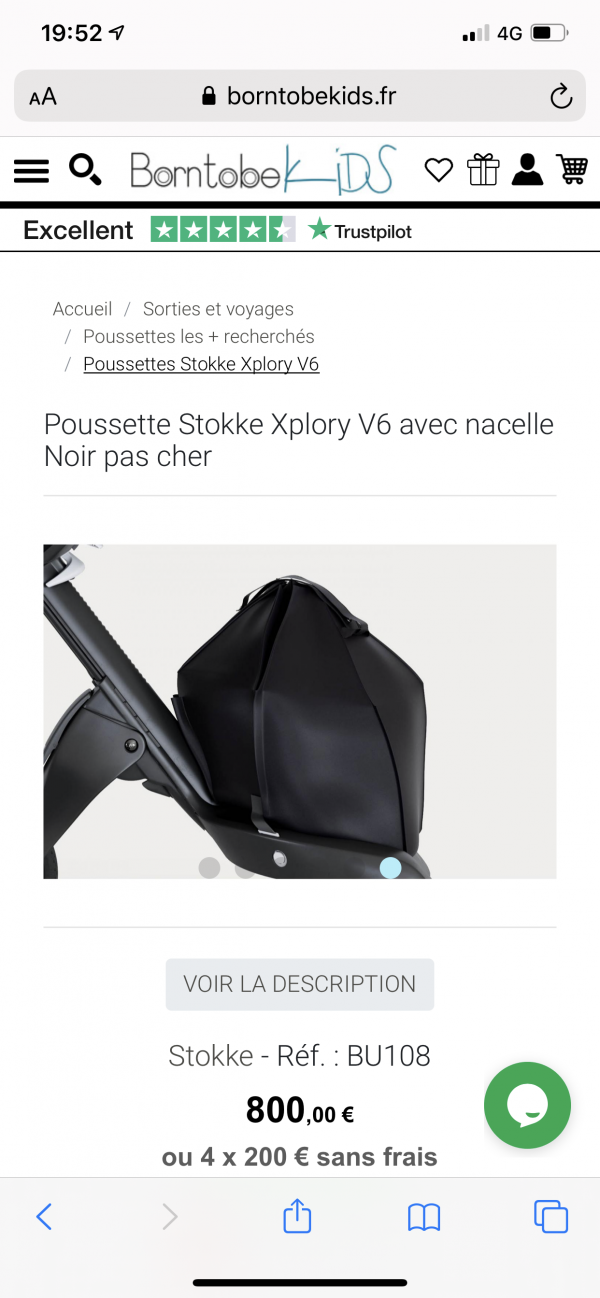 Volé dans ma voiture le sac à langer stokke