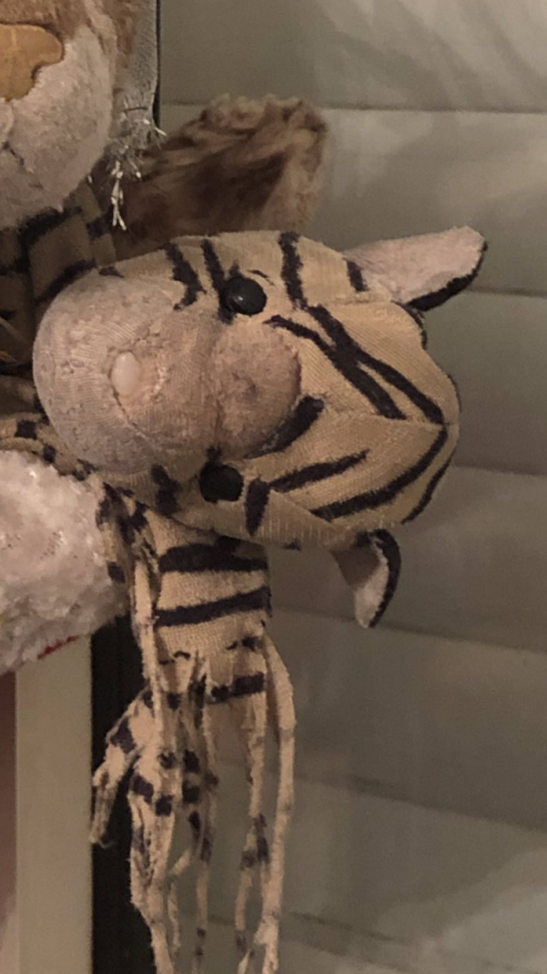Perdu tigre en peluche