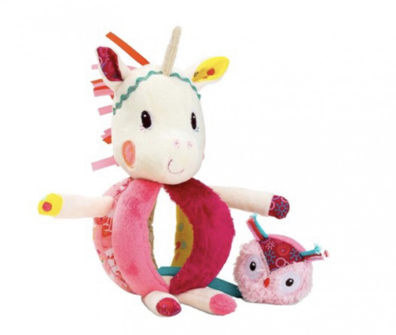 Perdu peluche licorne rose