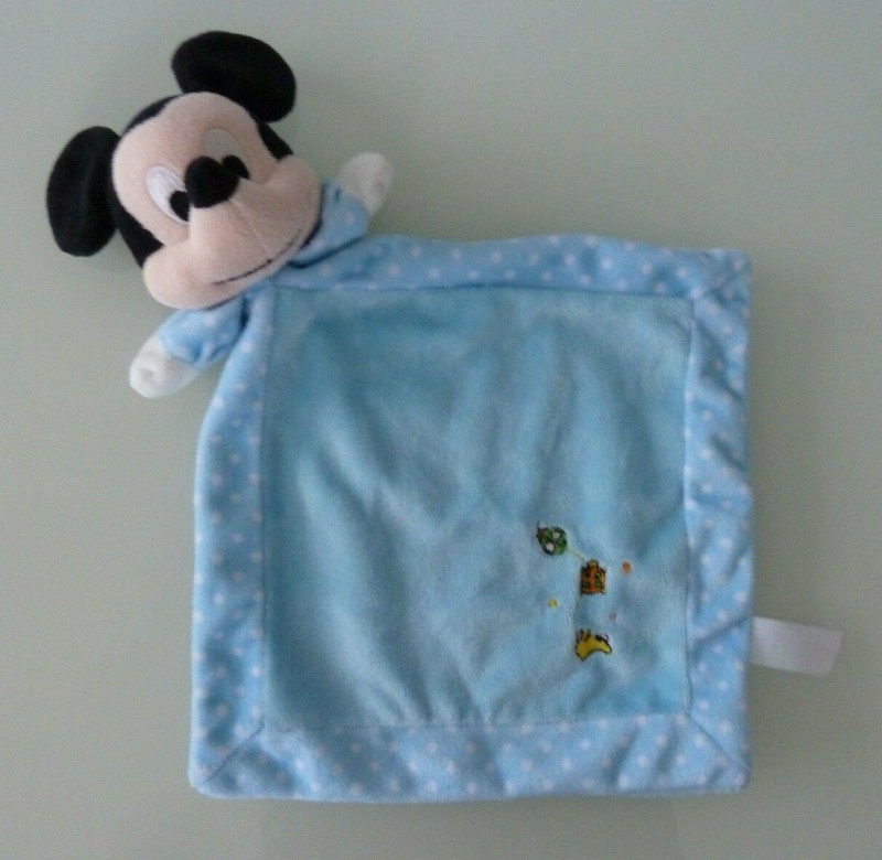 DOUDOU MICKEY BLEU A POIS PERDU A LA CIOTAT