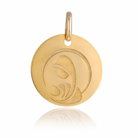 Médaille de baptême et sa chaîne