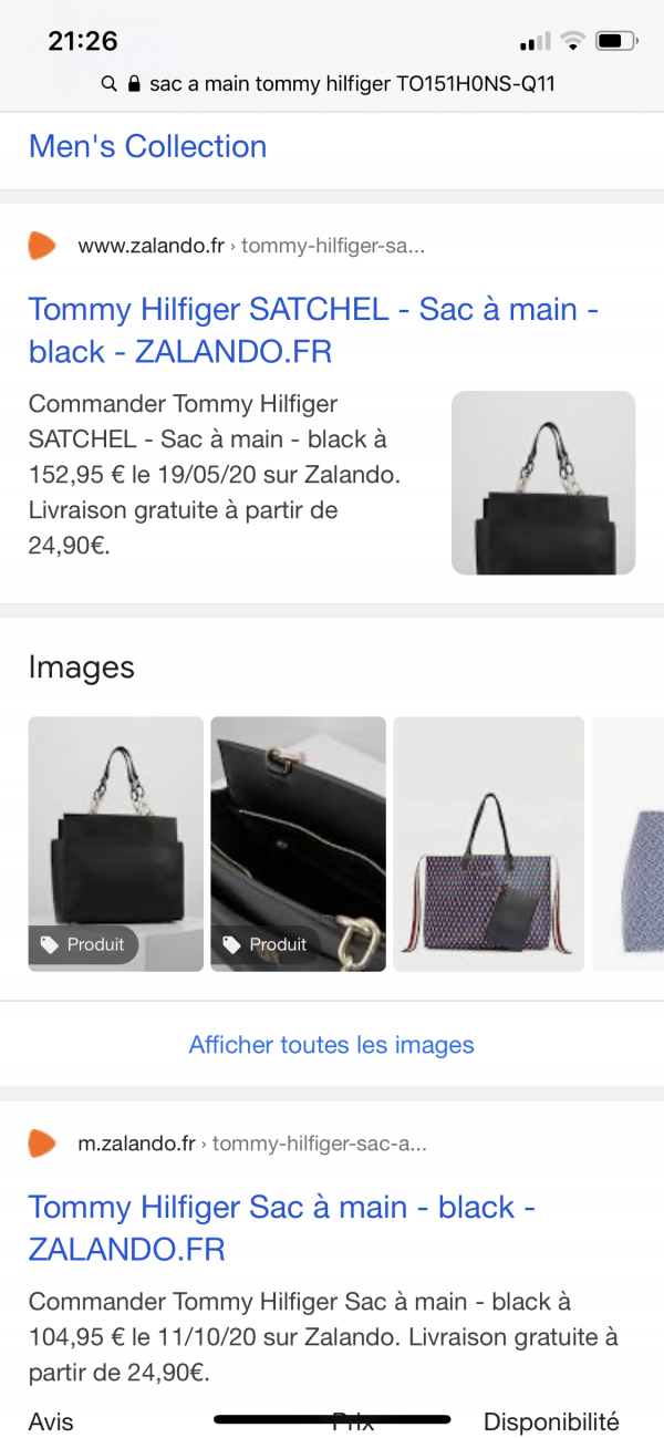Sac à main Tommy Hilfiger Lyon 1
