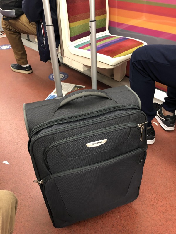 Valise Samsonite grise