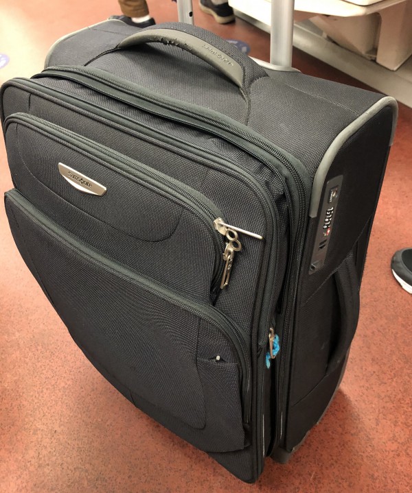Valise samsonite gris