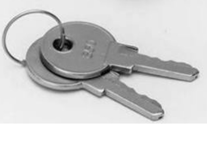 Perdu ensemble, 2 clé avec 1 porte clé chacune