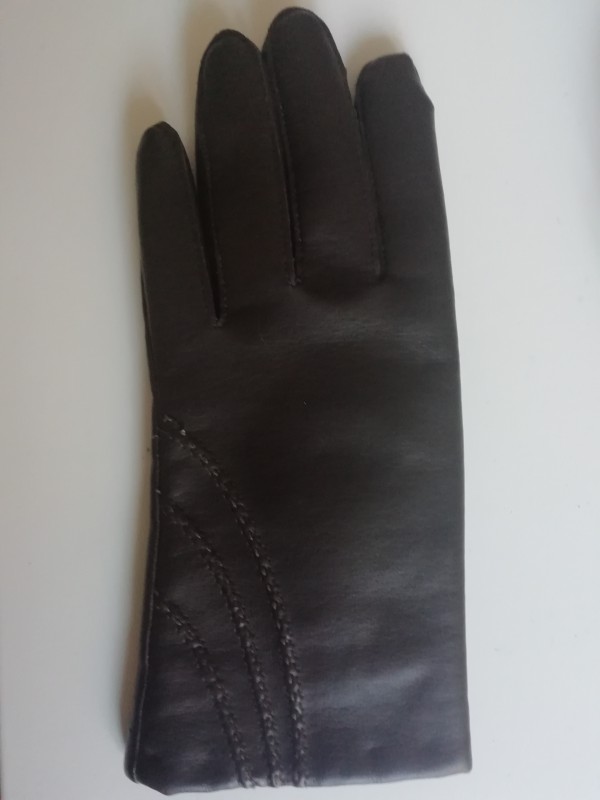 Perdu Gant en cuir marron