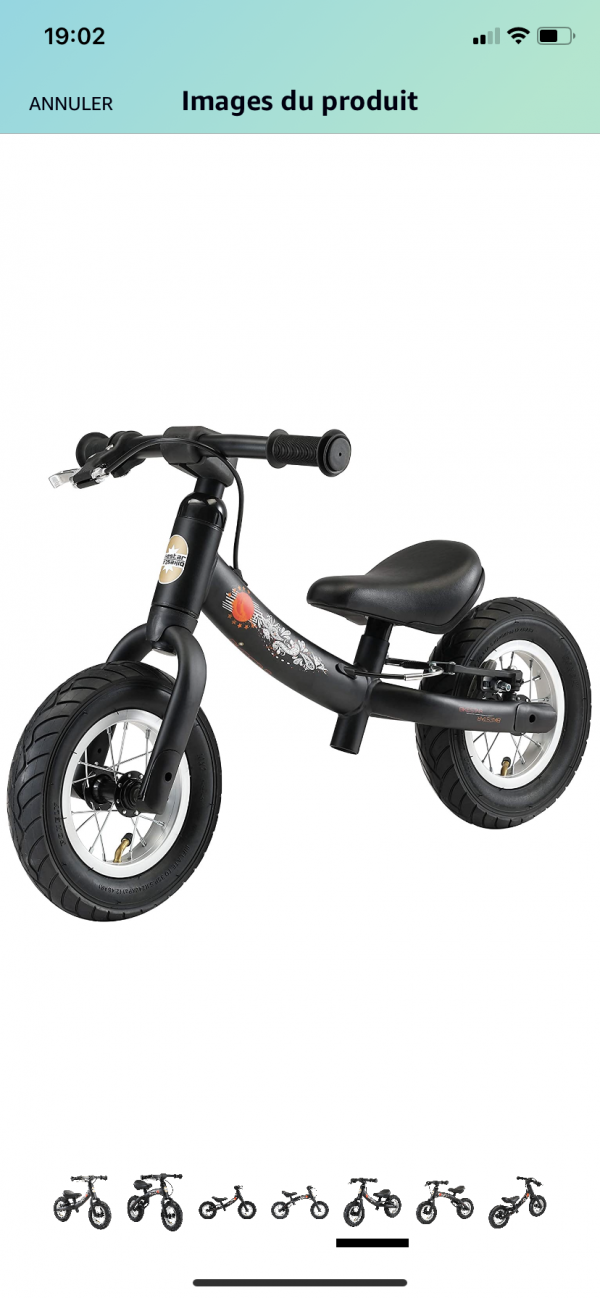Perdu Draisienne noire Bikestar Bouvent