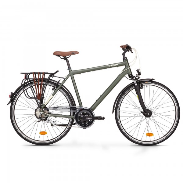 Vélo btwin hoprider kaki perdu