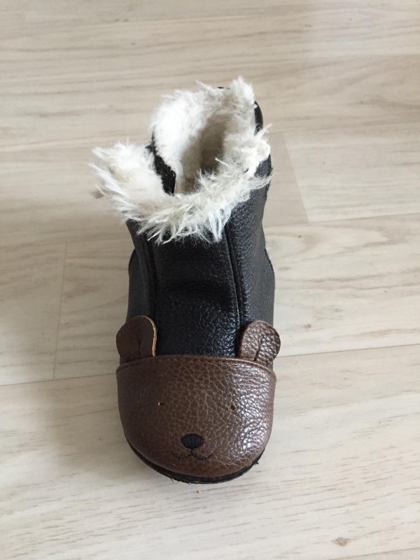 Chaussures bottes fourrée ours