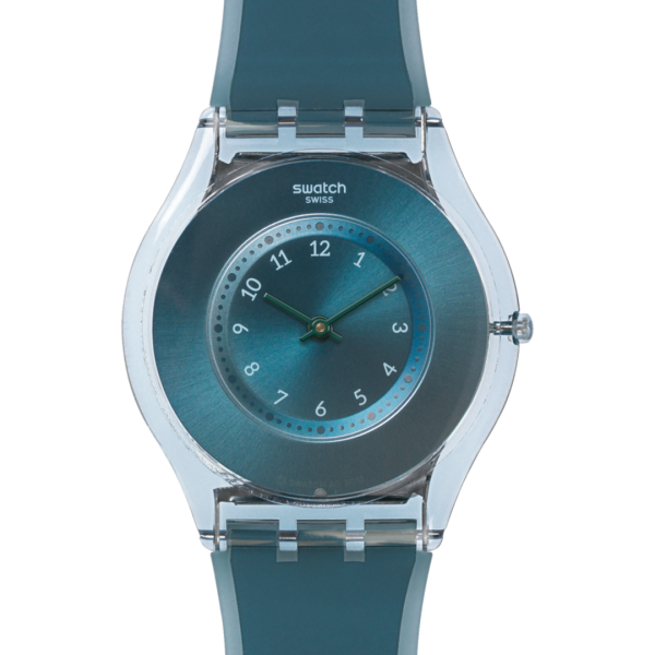 Perdu montre swatch bleu