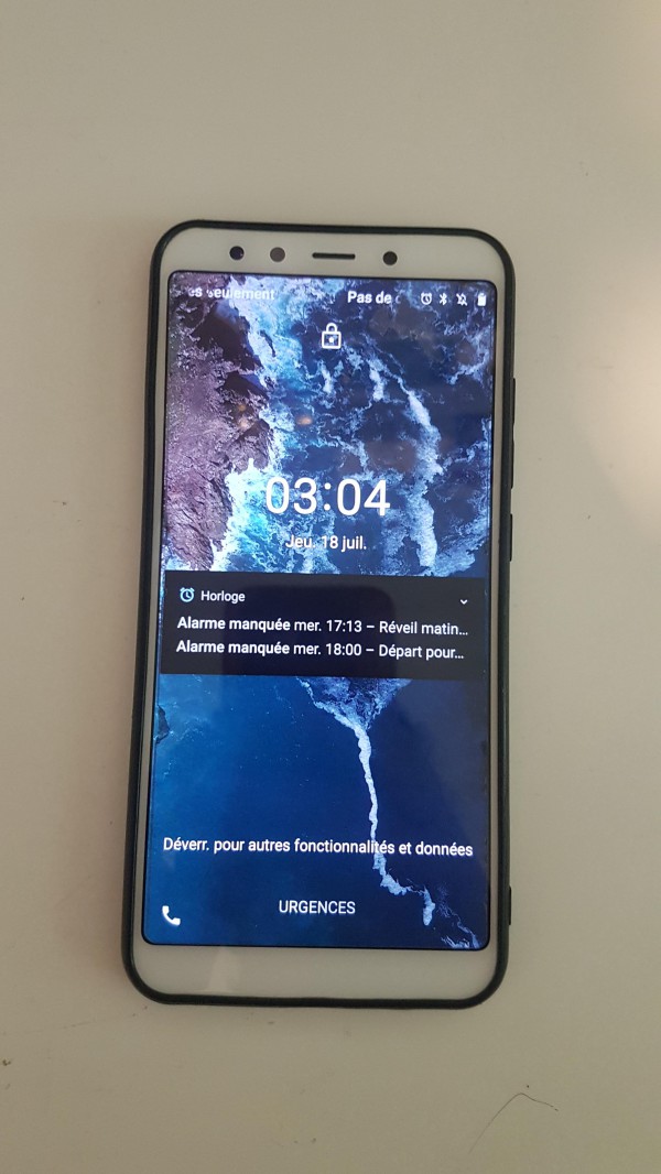 Trouvé téléphone Xiaomi