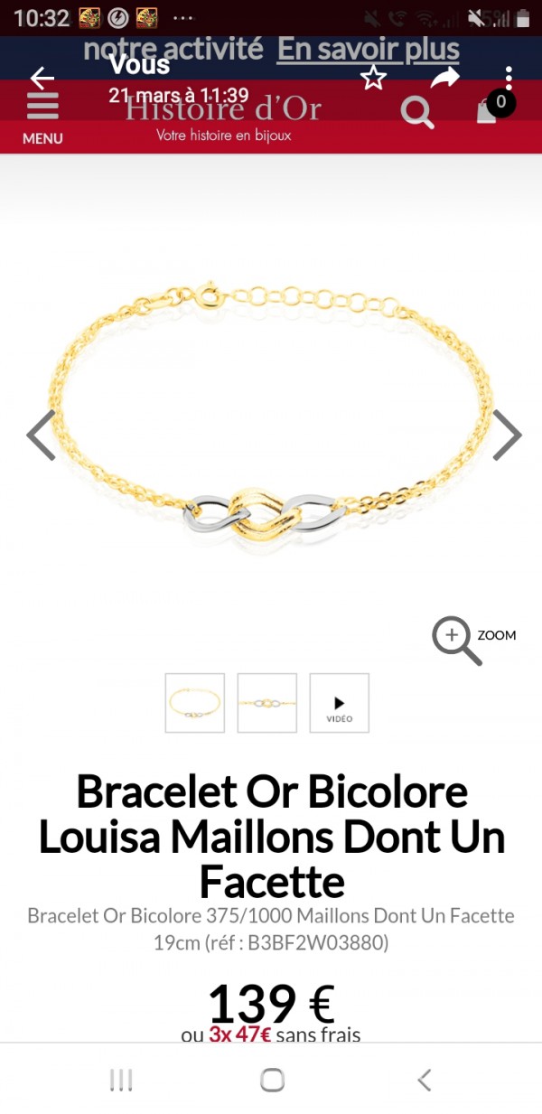 Perdu bracelet à la gare de Rennes