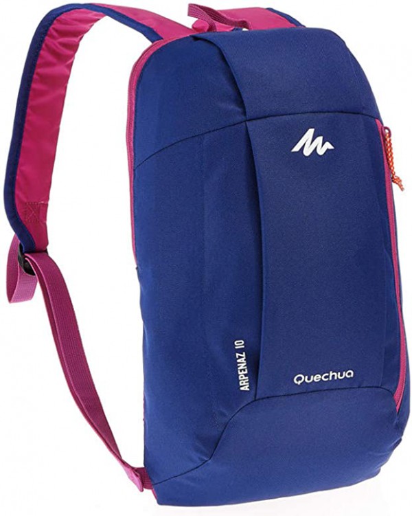Sac à dos violet/rose marque Quechua disparu au parc Fraisse de Sorbiers (42290)