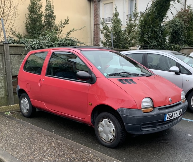Twingo 1 rose t’oit panoramique