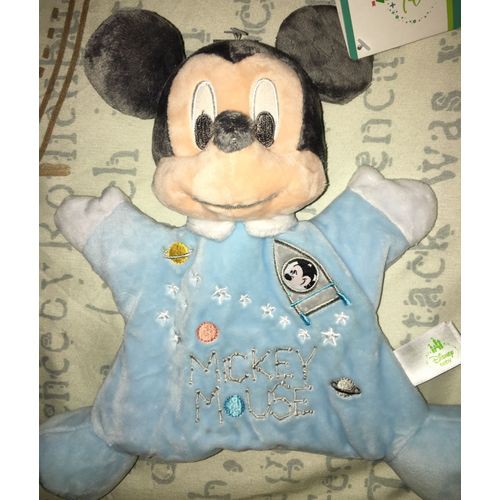 Doudou Mickey bleu