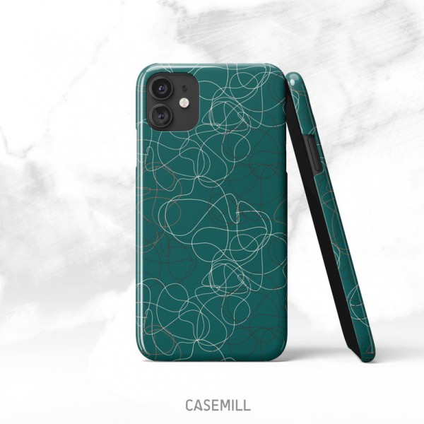 Téléphone Galaxy S9 coque verte