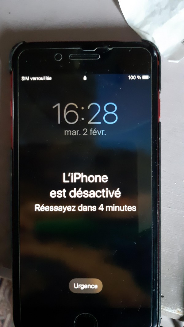 Iphone rouge