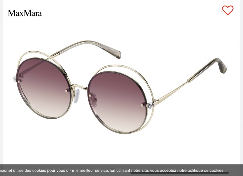 Perdu lunettes de soleil max mara et son boitier