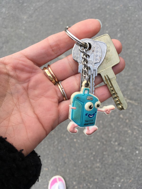 trouvé clefs rue Francois Coppée à Auvers sur Oise