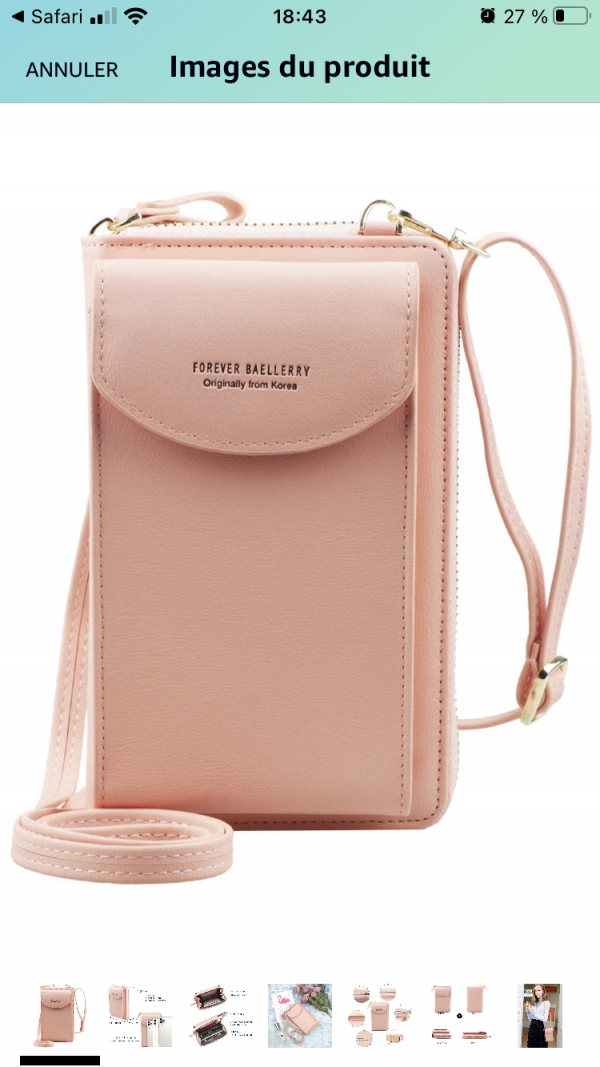 Perdu sac rose paris 18