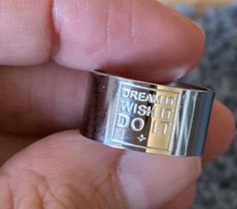Bague acier Dream