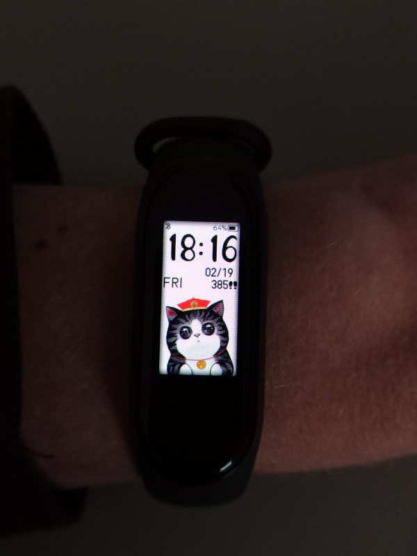 Bracelet connecté mi smart band 4 noir