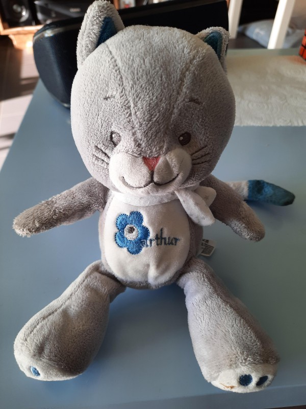 Doudou chat Arthur et Lola