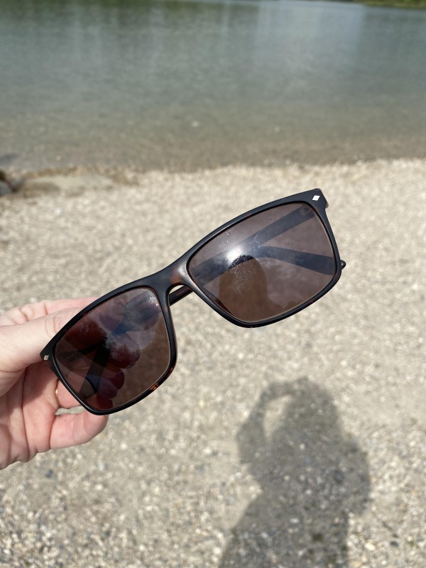Lunettes solaires de vue au parc de Miribel