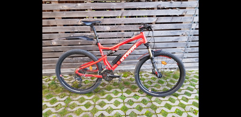 VTT btwin 540 s rouge volé à Troyes