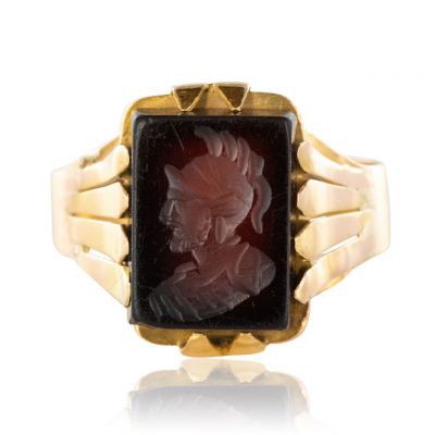 Perdu ou volé bague chevalière guerrier dans un porte monnaie transparent