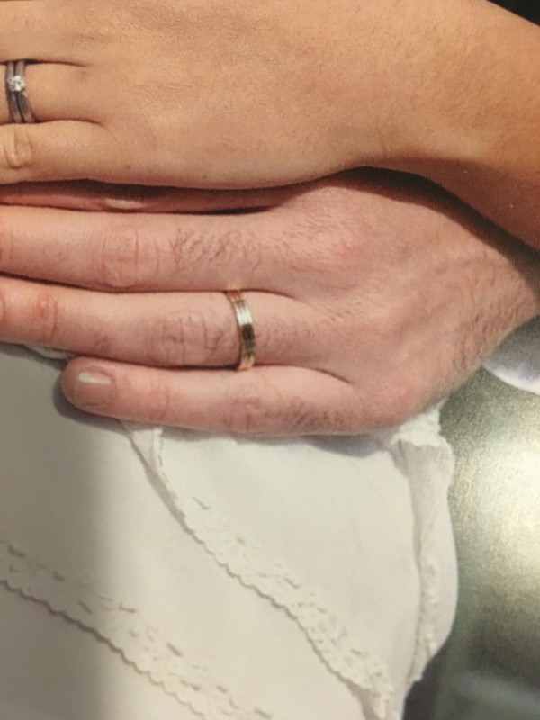 Bague de mariage en 3 ors département du Lot