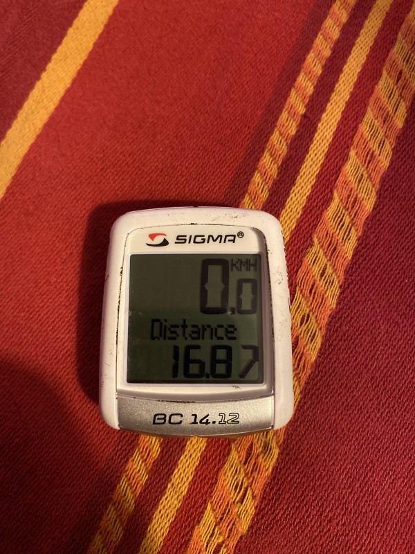 Compteur vélo sigma bc 14.12 trouvé à Flavignerot