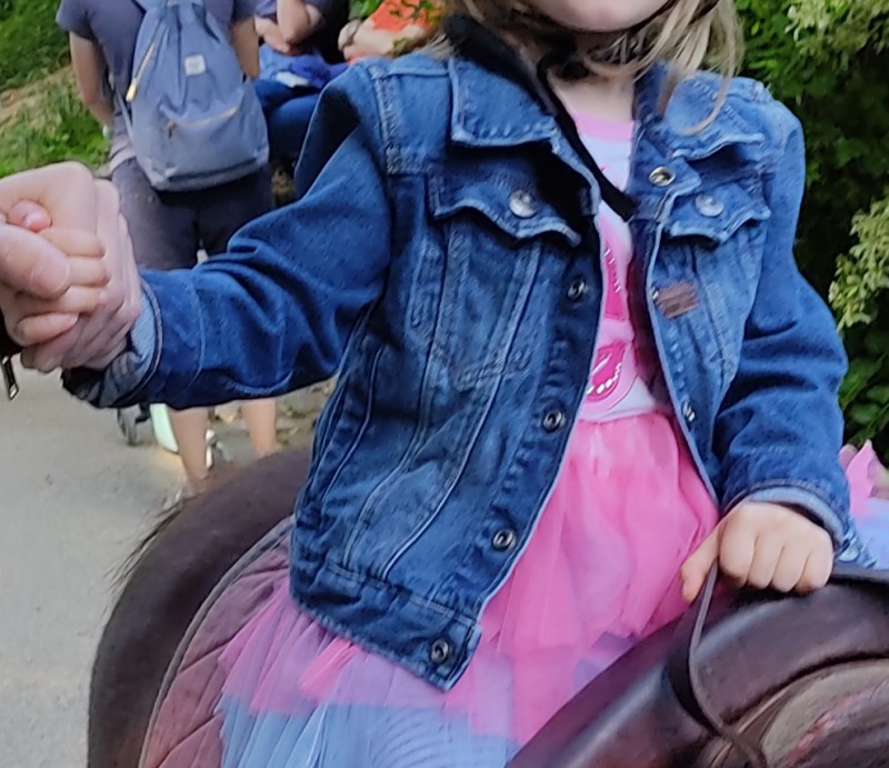 Perdu Veste en jean bleu foncé taille 5 ans parc Georges Brassens