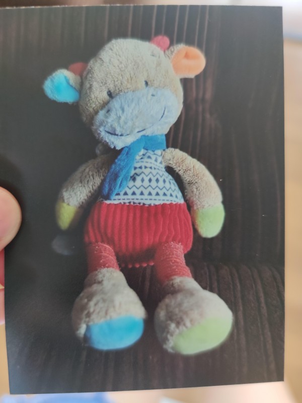 Doudou vache girafe