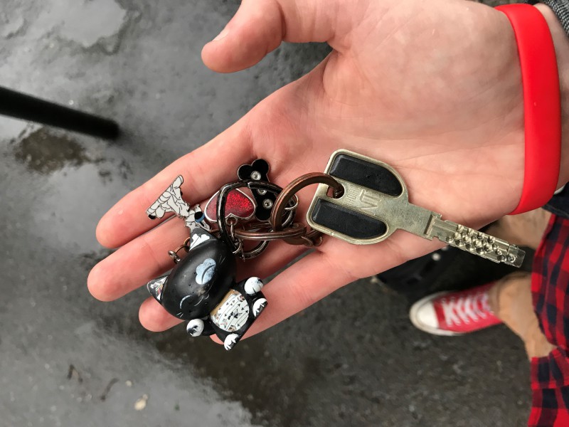 Clés trouvées à Puteaux