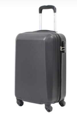 Petite valise grise, type bagage cabine à TARARE (69)