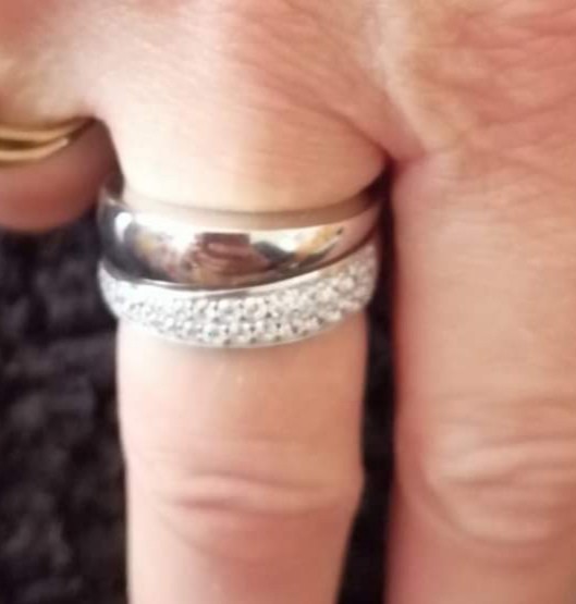 Perdu bague argent