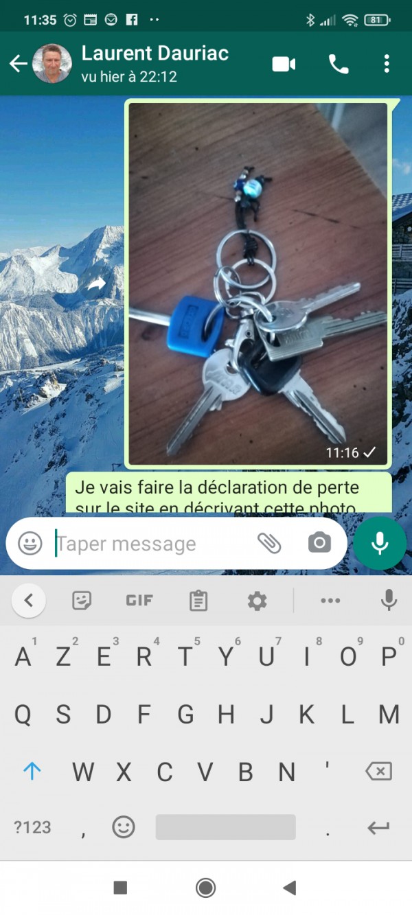 Perte clés de scooter et de maison