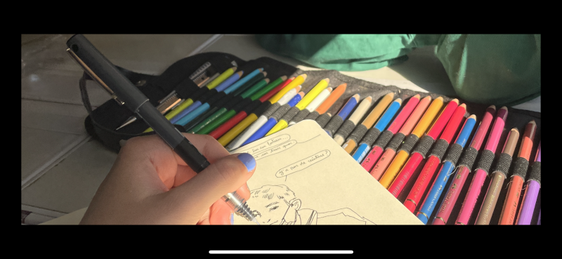 Trousse de crayons de couleurs