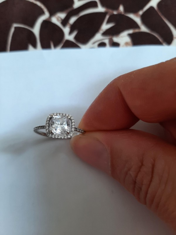 Bague de fiançailles femme lac de la roucarié Carmaux