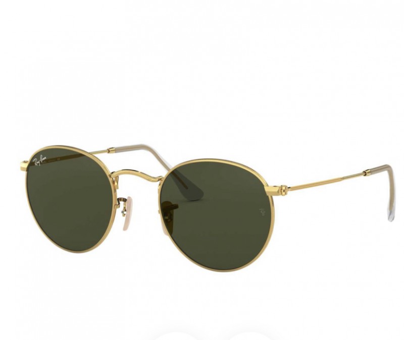Lunettes de soleil Rayban + boucles d’oreilles en or, Hossegor