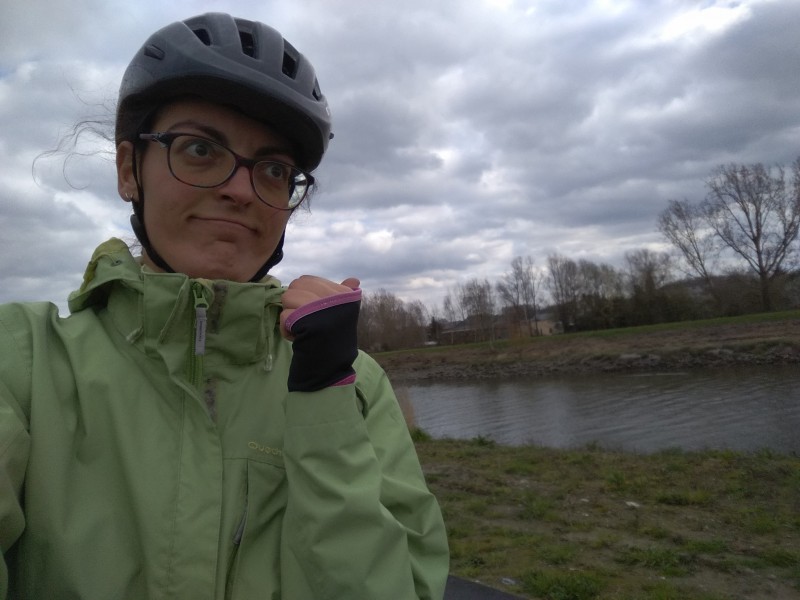 Veste pluie verte claire