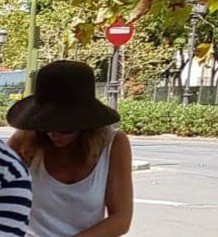 Chapeau marron foncé